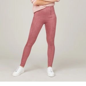 SPANX Faux Suede Leggings, worn one, size Large